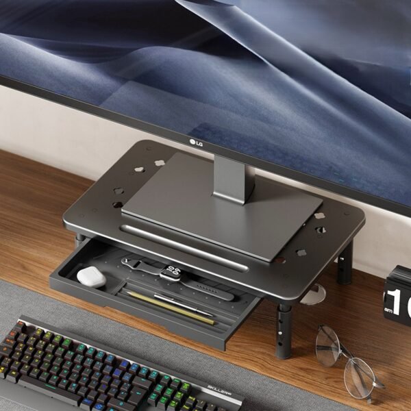 Soporte Ergonómico para Monitor con Almacenamiento Integrado - Image 5