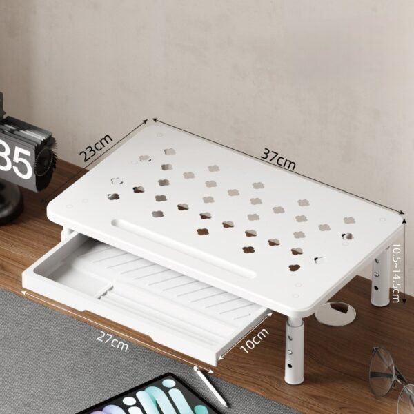 Soporte Ergonómico para Monitor con Almacenamiento Integrado - Image 3